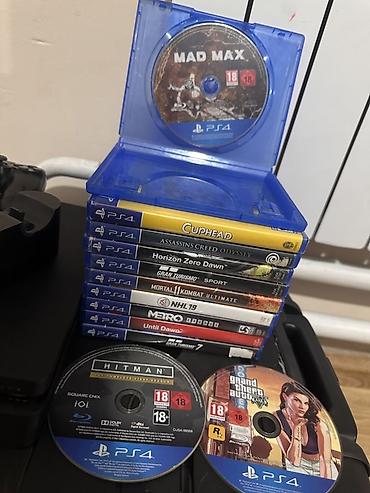 ps4 game: Sony ps 4 slim 500 гб с двумя джойстиками. Игры продаются отдельно — 5