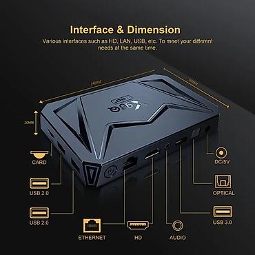 x96 mini android tv box ram rom: Yeni Smart TV boks 4 GB / 64 GB, Android, Ünvandan götürmə, Ödənişli çatdırılma — 5