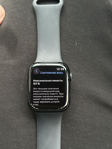 Apple Watch Series 8 (GPS), 45 мм, алюминий Характеристики и детали