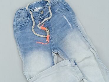 colorful premium jeans: Spodnie jeansowe, So cute, 12-18 miesięcy, stan - Dobry