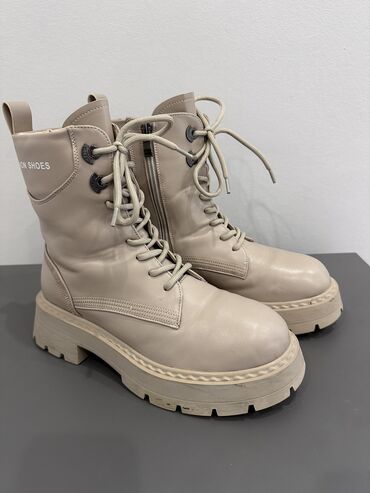 обувь мужская зима: Ботинки и ботильоны 39, цвет - Бежевый