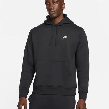 Толстовкалар: Эркектердин толстовкасы, L (EU 40), Nike, Жаңы, түсү - Кара, Акысыз жеткирүү, Акылуу жеткирүү, Өзү алып кетүү