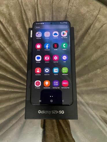 samsunq not 5: Samsung Galaxy S21 Plus 5G, 128 GB, rəng - Qara, İki sim kartlı