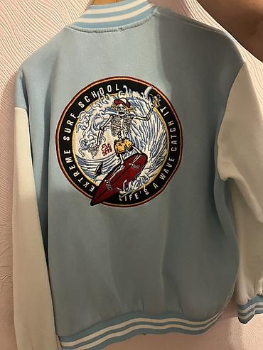 bomber kurtka: Məhsul: Varsity üslublu jaket – “California/Extreme Surf School” — 3