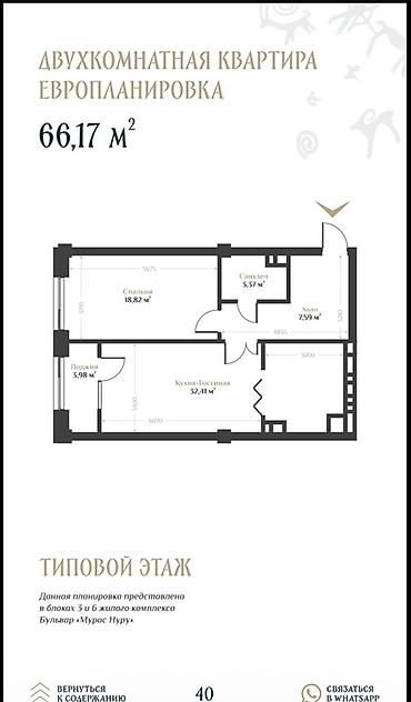Новостройки от застройщика: Построен, 1 комната, 66 м² — 8
