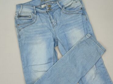 legginsy woskowane wysoki stan: Jeansy damskie, rozmiar L