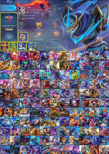 at qiz sekilleri: Mobile Legends hesabı. Profil məlumatlarına əsasən hesabda ümumilikdə — 1