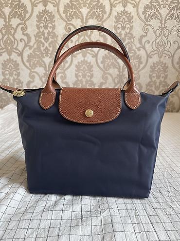 leopard 7: Сумка-тоут Longchamp Le Pliage Чехол-органайзер в подарок! - Цвет — 1