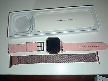 ремешки для часов apple watch: Apple Watch реплика (корпус розового цвета) с комплектом ремешков — 1