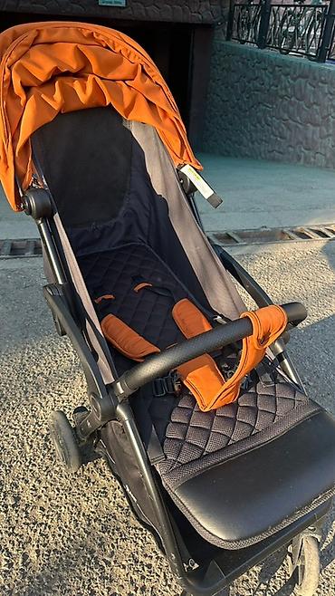 Коляски: Коляска, цвет - Черный, Б/у — 10