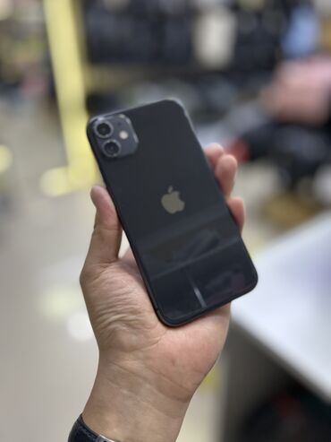 пользовались: IPhone 11, Б/у, 128 ГБ, Black Titanium, Защитное стекло, Чехол, 73 %