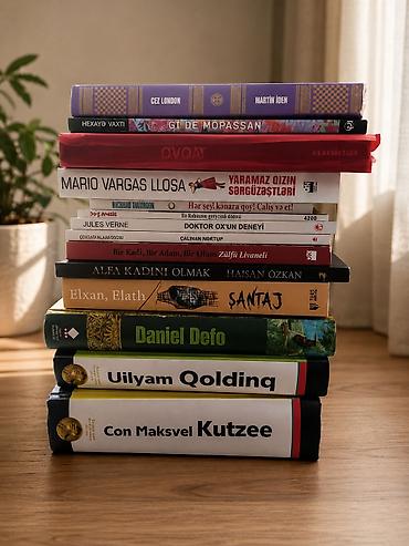 Müxtəlif janr və müəlliflərdən ibarət böyük kitab toplusu. Dəstdə