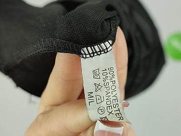 czarne dresy: Legginsy Sportowe damskie, rozmiar M — 4