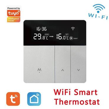 Башка климаттык техника: Tuya WiFi умный термостат, регулятор температуры, LCD сенсорный