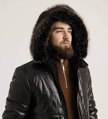 кышкы куртка: Мужская куртка, M, 47 Brand, Новый, цвет - Черный, Самовывоз — 1