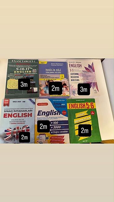 İngilis dili üzrə müxtəlif hazırlıq və test kitabları dəsti Dəstdə