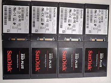 256 gb ssd: Daxili SSD disk Sandisk, 480 GB, 2.5", İşlənmiş — 1