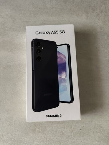 бу телфоны: Samsung Galaxy A55, Жаңы, 128 ГБ, түсү - Боз