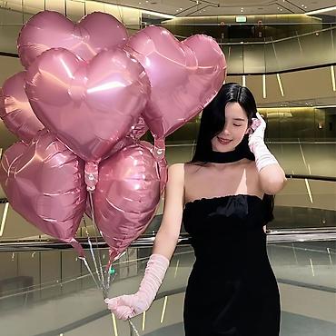 Воздушные шары и принадлежности: Фольгированные шары-сердца - Форма: сердце - Материал: фольга — 2