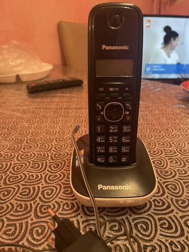 telefon islenmis: Stasionar telefon Panasonic, Simsiz, İşlənmiş, Pulsuz çatdırılma, Ödənişli çatdırılma