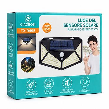 KMT Solarna punjiva noćna lampa sa senzorom pokreta – TX-9495 Opis: -