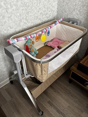 ana ata ogul sekilleri: Kidilo yan-beşik (co-sleeper) – tənzimlənən hündürlüklü, yüngül — 1