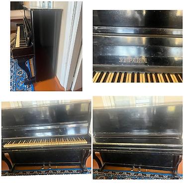 Upright piano – “Украина” modeli - Korpus: qara rəngli, klassik