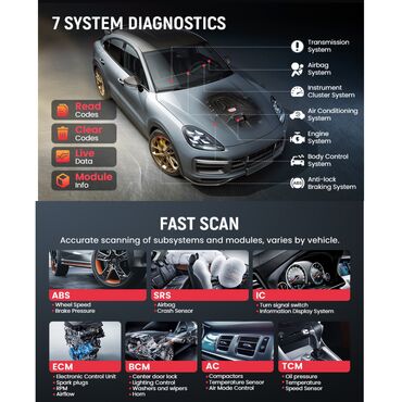 Alati za automobile: Thinkscan plus s7 - obd2 auto dijagnostika thinkscan plus s7 — 5