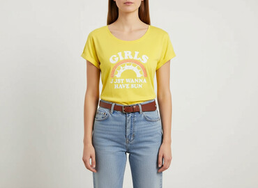 koszulki z śmiesznym napisem damskie: Esmara, T-shirt damski, rozmiar S