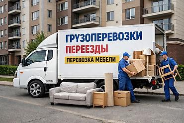Заказать Хендай портер, Перевозка мебели, C грузчиком