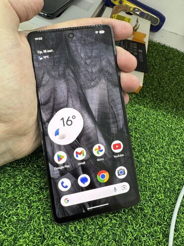 оперативная память v color: Google Pixel 7, Б/у, 256 ГБ, цвет - Черный, 1 SIM