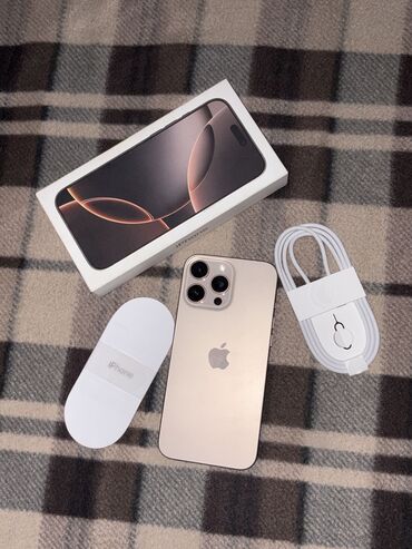 ноотбук айфон: IPhone 16 Pro, Б/у, 128 ГБ, Desert Titanium, 91 %