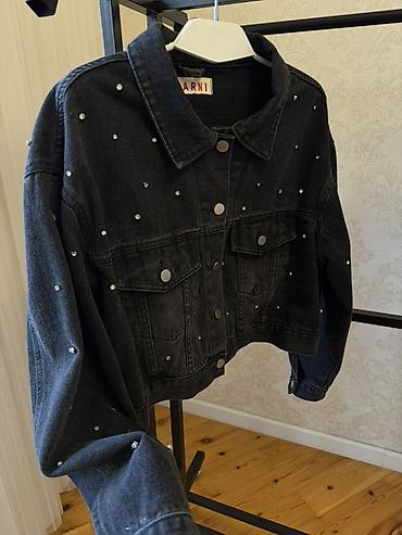 kofta modelleri: Qara denim cins gödəkcə – Marni - Model: qısa kəsimli, klassik — 3