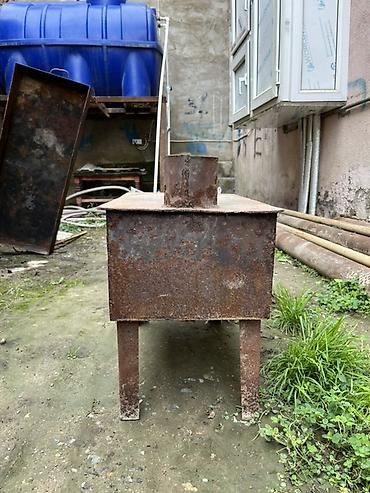 pec qiyməti: Metal soba satılır. Qalın metaldan hazırlanmış, ayaqlı konstruksiyaya — 2