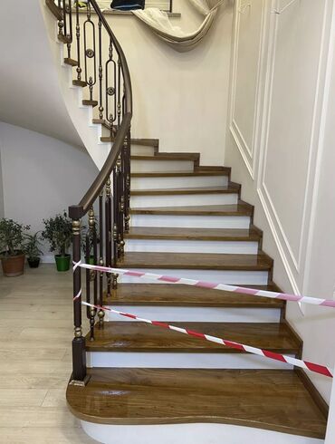 Деревянные лестницы: Деревянная лестница Для дома, Бесплатный замер, Вид дерева: Лиственница, Стиль: Лофт — 15