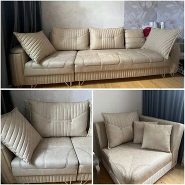 Digər mebel: GnkKunc divan.qiymet 700 man.her iki tərəfi acilir,bazalıdır.iki aydir