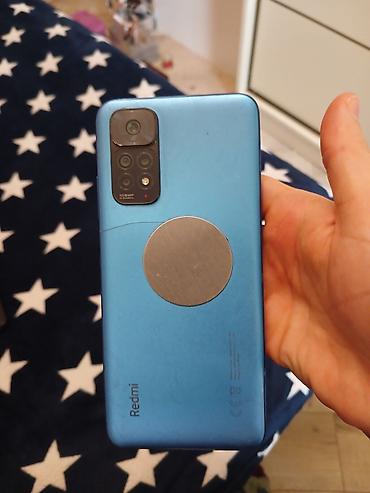 yaxşı telefonlar: Redmi Note 11, 128 GB, rəng - Göy, Qırıq — 2