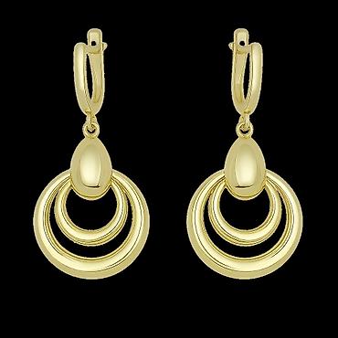 amber elixir: Серьги из жёлтого золота 585 Артикул: 35653 Категория: серьги — 1