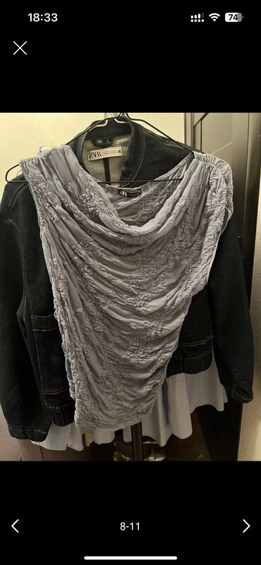 Futbolkalar: Futbolka, Zara, M, rəng - Mavi — 13