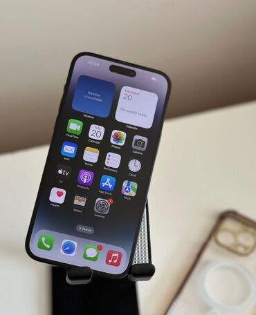 Apple iPhone: IPhone 14 Pro Max, 256 GB, Qara, Simsiz şarj, Face ID