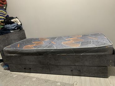 медицинская кровать с электроприводом бу: Односпальная кровать, Б/у, С матрасом, длина - 200 см