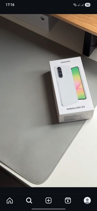 tecno spark 10c qiymeti: Samsung Galaxy A56, 128 ГБ, цвет - Белый, Гарантия, Сенсорный, Отпечаток пальца