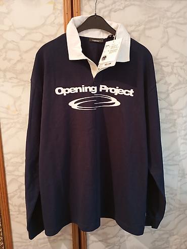 Новый лонгслив-поло Opening Project (Южная Корея), 100% хлопок — at lalafo.kg Новый лонгслив-поло Opening Project (Южная Корея), 100% хлопок —