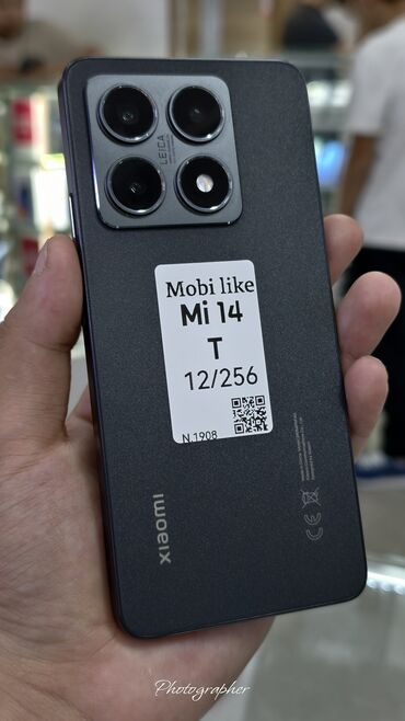 рация на авто: Xiaomi, 14T, Б/у, 256 ГБ, цвет - Черный, 2 SIM