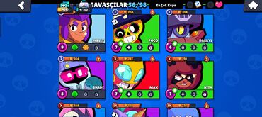 İT, komputerlər, əlaqə: Brawl Stars hesabı – detallı oyun profili Ümumi: - Profil adı — 8
