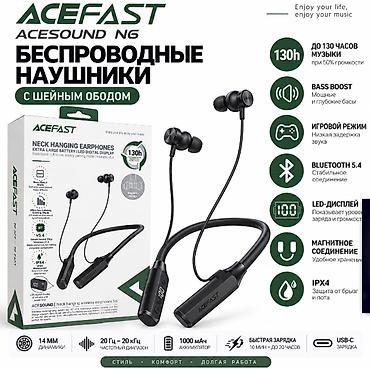смарт часы наушники: ACEFAST N6 ACESOUND — беспроводные внутриканальные наушники с шейным — 1