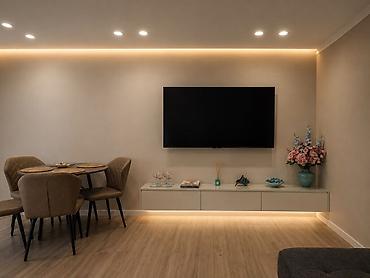 новый дом хай тек: 2 комнаты, 65 м², Элитка, 1 этаж, Дизайнерский ремонт — 6