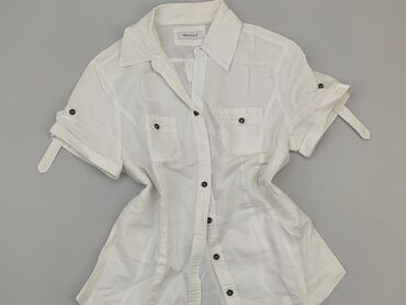 białe bluzki koszulowe: Koszula Damska, S, stan - Dobry