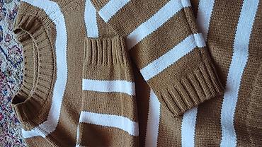 Кофты, свитеры: Кофта, Оверсайз, Удлиненная модель, Высокая горловина, Зима, Китай, L — 7