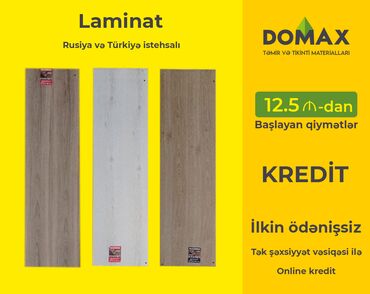 kreditle laminat v Azərbaycan | Mətbəx mebeli: Laminat Türkiyə, Rusiya | Zəmanət, Kredit, Pulsuz çatdırılma